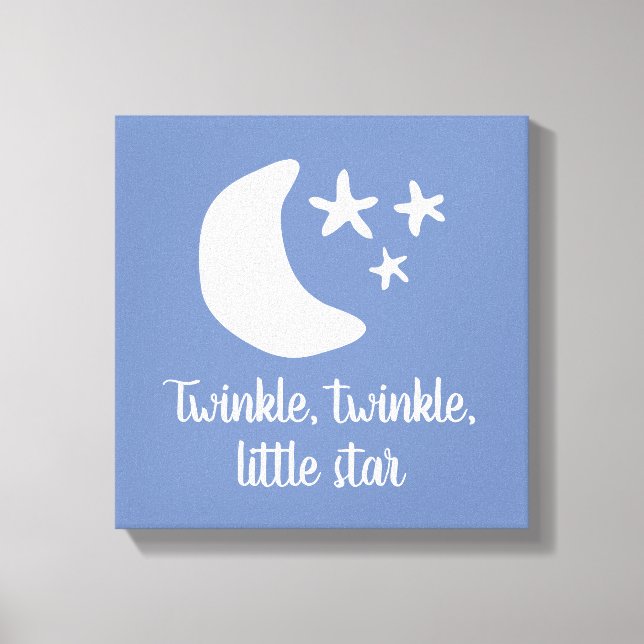 Toile de nurserie Twinkle twinkle little star (Recto)