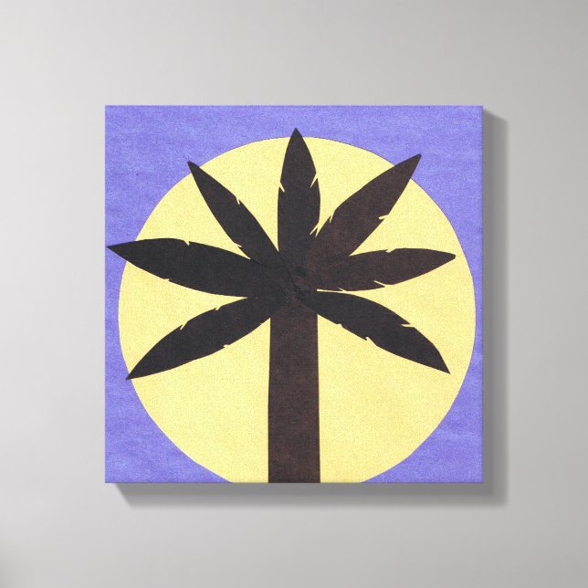 Toile de Palmetto Silhouetté (Recto)