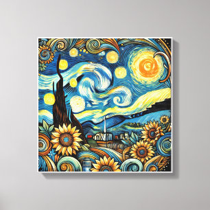 Toile de paysage de rêve de Van Gogh Art mural