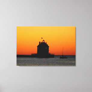 Toile de phare Gold Sunset