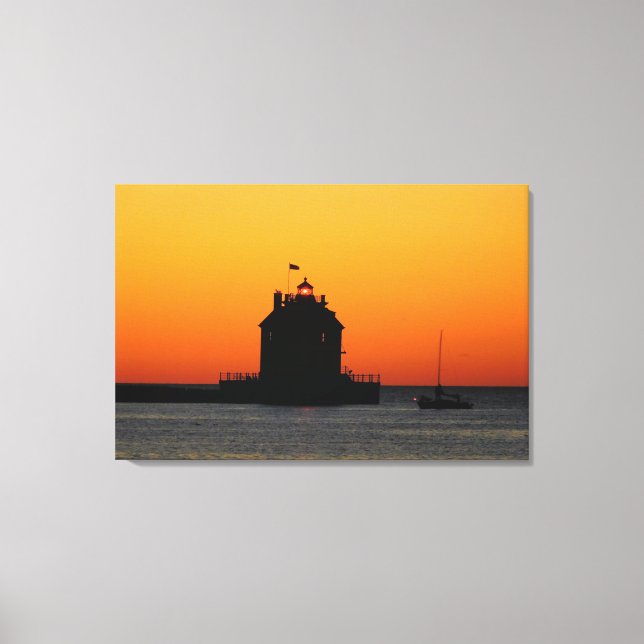 Toile de phare Gold Sunset (Recto)