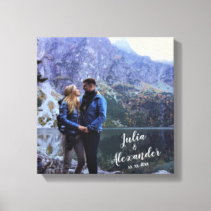 toile de photo de famille avec noms