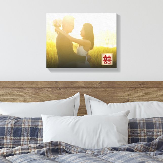 Toile de photo de mariage chinois Double Bonheur e (Insitu(Chambre))