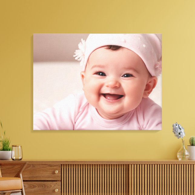 Toile de photo personnalisée pour bébé - Nurserie  (Insitu(Salon))