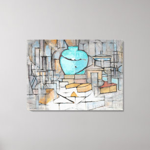 Toile De Piet Mondrian toujours la vie avec Gingerpot II