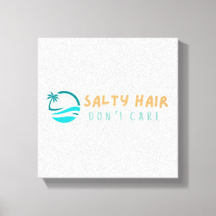 Toile de plage Imprimer Cheveux salés Ne vous souc