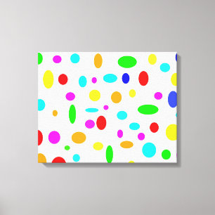 Toile de points de couleur