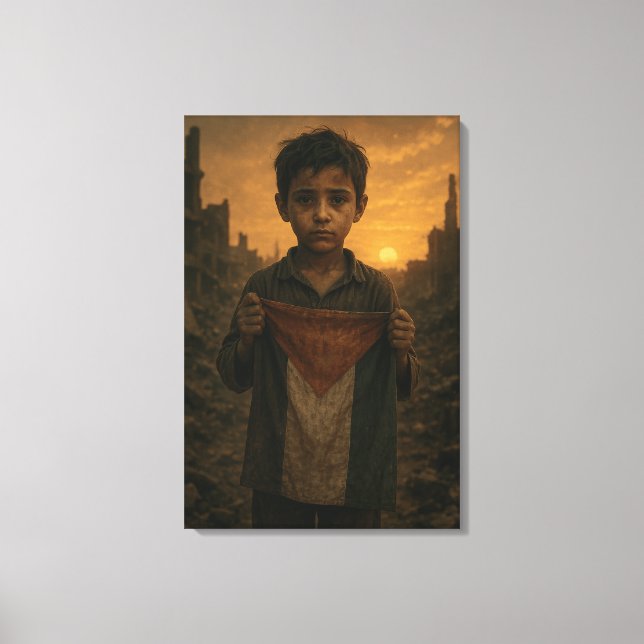 Toile de Résilience Palestinienne (Recto)