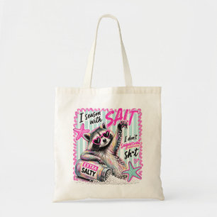 Toile de sac de plage d'été salée drôle et imperti