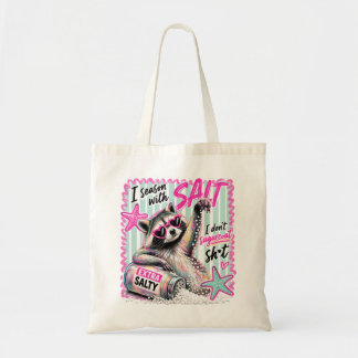 Toile de sac de plage d'été salée drôle et imperti