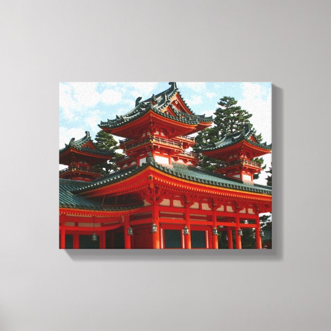 toile de sanctuaire rouge (Recto)