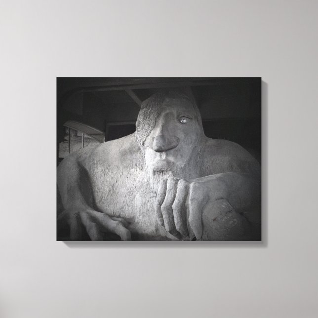 Toile de Seattle Fremont Troll (différentes taille (Recto)