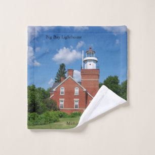 Toile de toilette du phare de Big Bay