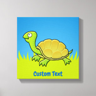 Toile de tortue de dessin