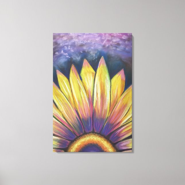 Toile de tournesol moderne Art mural (Recto)