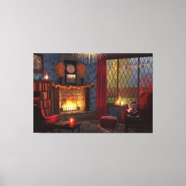 Toile de tranquillité d'automne Imprimer (Recto)