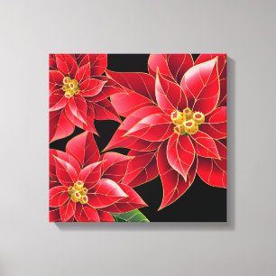 Toile de vacances Art-Rouge Poinsettias