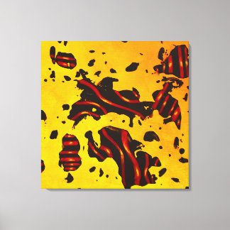 Toile de vecteur d'énergie abstrait