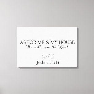Toile de vers de bible de 24h15 de Joshua