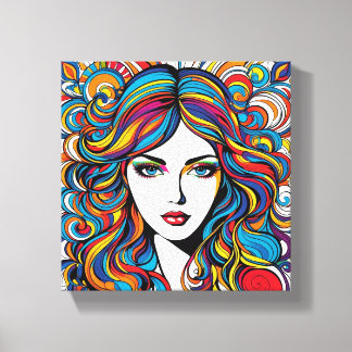 Toile de visage colorée imprimée