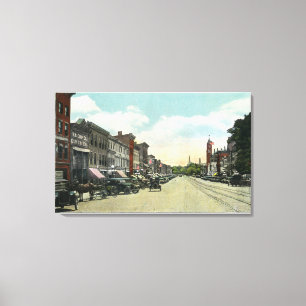 Toile De vue rue principale du sud vers le bas