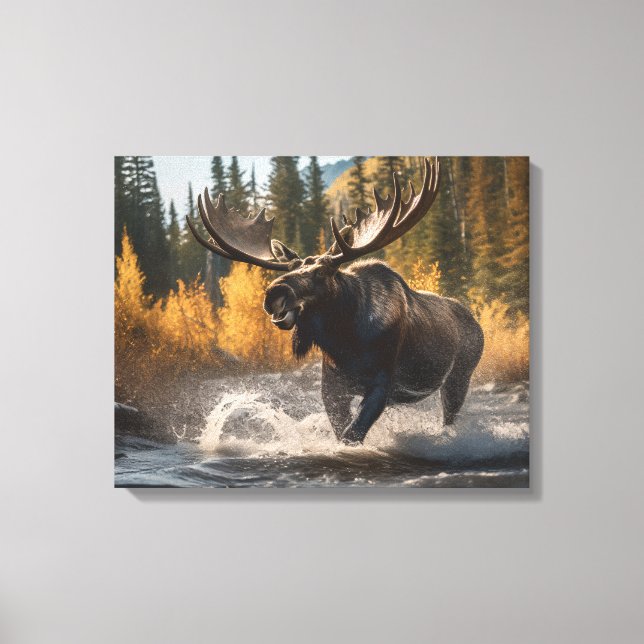 Toile de Yellowstone Moose (Recto)
