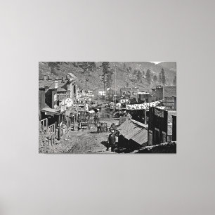 Toile DEADWOOD, Dakota du Sud - Wild West Mining Town 18