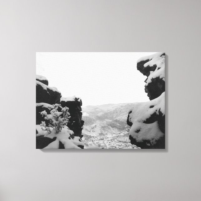 Toile Deadwood vu depuis White Rocks Photo (Recto)