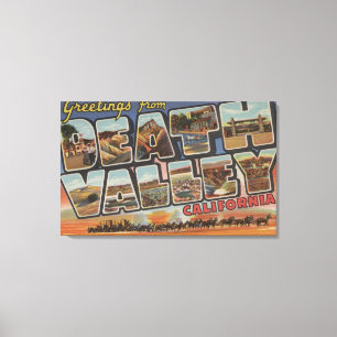 Toile Death Valley, la Californie - grandes scènes de