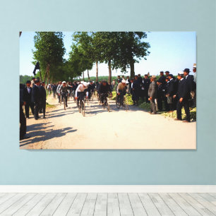 Toile Début du premier Tour de France vers 1903