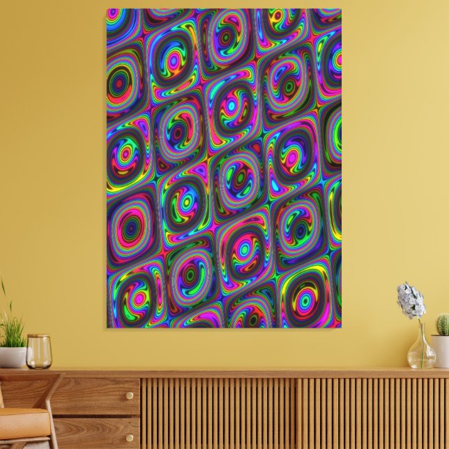 Toile Décalage de couleur spectrale de la physique quant (Insitu(Salon))