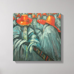 Toile décor africain de mur