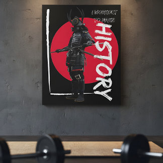 Toile Décor Bushido Japonais - Soleil Levant Rétro Samou