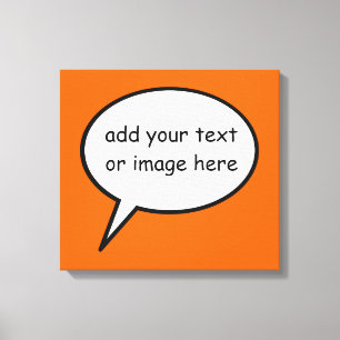 Toile décor de ballon de bande dessinée