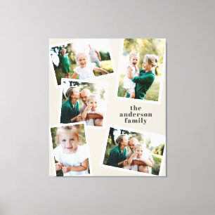 Toile Décor de la maison naturelle de famille multi-phot