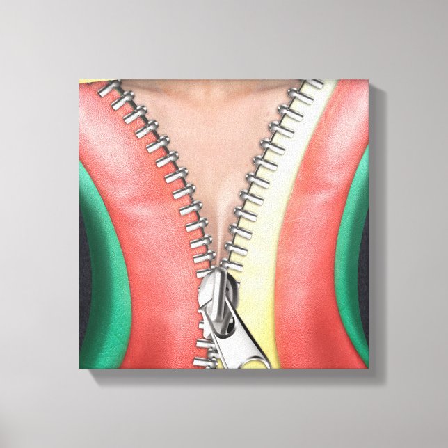 Toile Décor de mur en cuir (Recto)