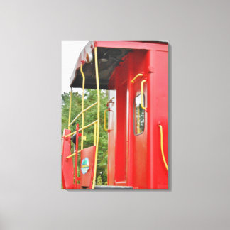 Toile Décor Du Train Caboose Adirondack