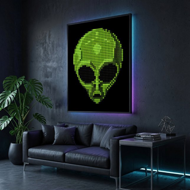 Toile Décor Futuriste & Cosmique (Créateur téléchargé)
