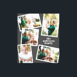 Toile Décor moderne design multi photo famille gris mais<br><div class="desc">Décor moderne et design multi photo famille maison. La couleur gris foncé moderne peut être changée.</div>