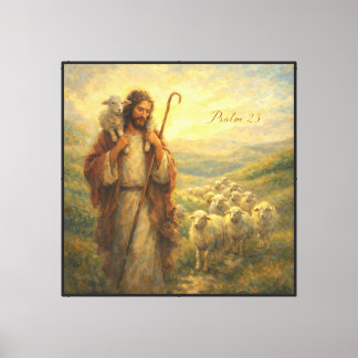 Toile Décor mural du Bon Berger Jésus
