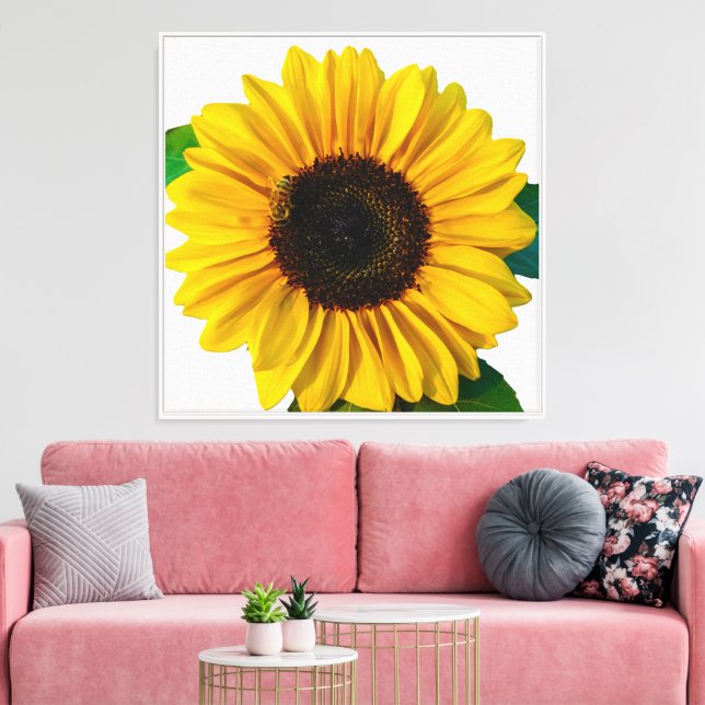 Toile Décor tournesol (Insitu(Salon))