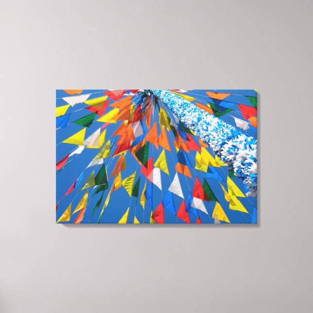 Toile Décoration de drapeau triangulaire (Recto)