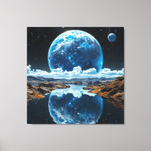 Toile 🌙 Décoration de maison moderne ciel nocturne à la