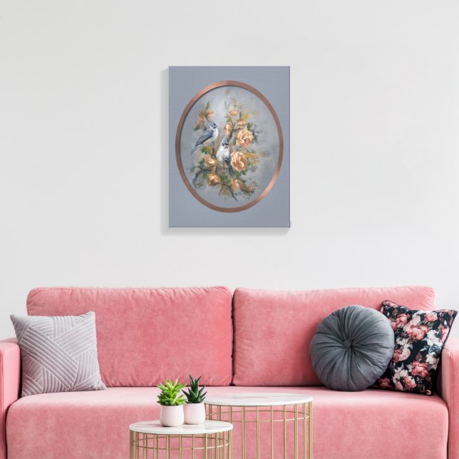 Toile Décoration de mésange à tête noire (Insitu(Salon))