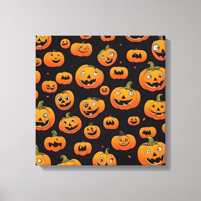 Toile décoration d'halloween (Recto)