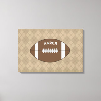 Toile Décoration murale de football personnalisée