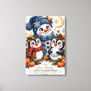 Toile Décoration murale de Thanksgiving – Reconnaissant