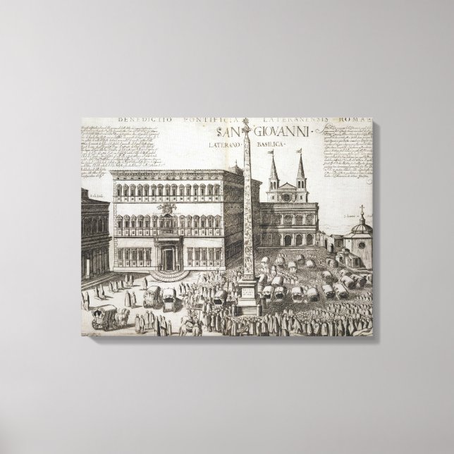 Toile Dedication of the Obelisk in the Basilica (Recto)