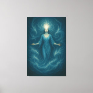 Toile Déesse de la lumière mystique – Art de l'énergie d