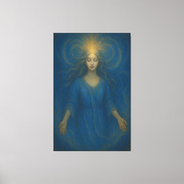 Toile Déesse de Lumière de l'Ascension – Esprit d'Éveil  (Recto)